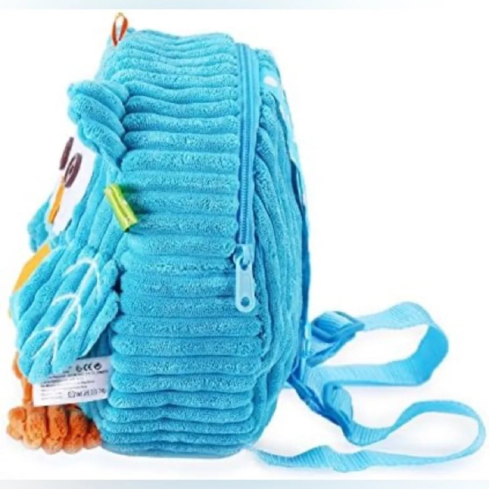 Sozzy Jolly Baby Owl Plush Mini Backpack Cute 3D Owl Animal Cartoon Bag
